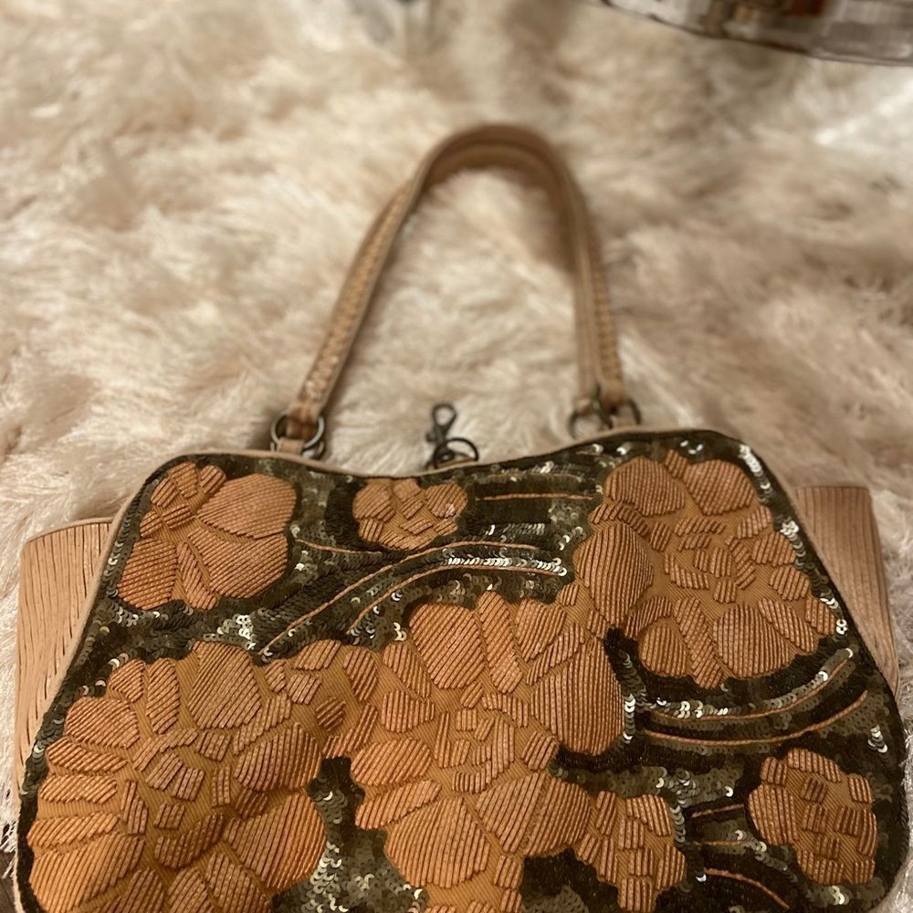 Jamin Puech Paris floral NYE beaded cloth evening handbag sequin bag pu… - Picture 14 of 14